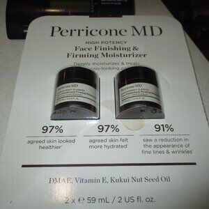 NEW  Full Perricone MD Face Finishing & Firming Moisturizer Set 2 oz sz x2